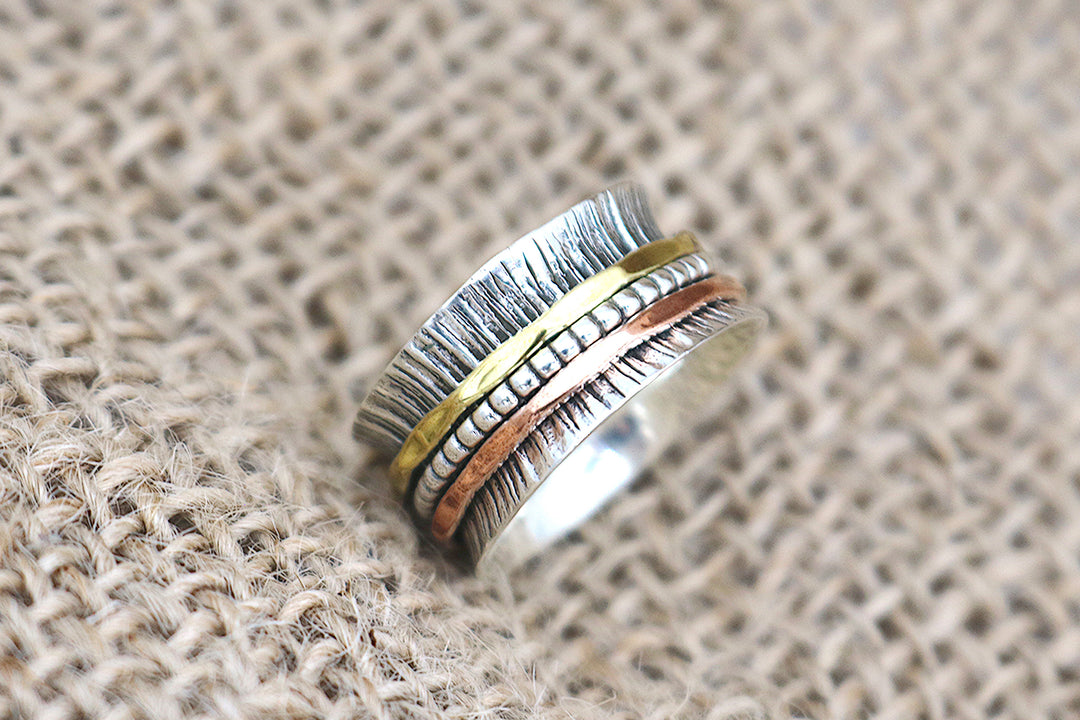 Beautiful Imperfection Spinner Ring