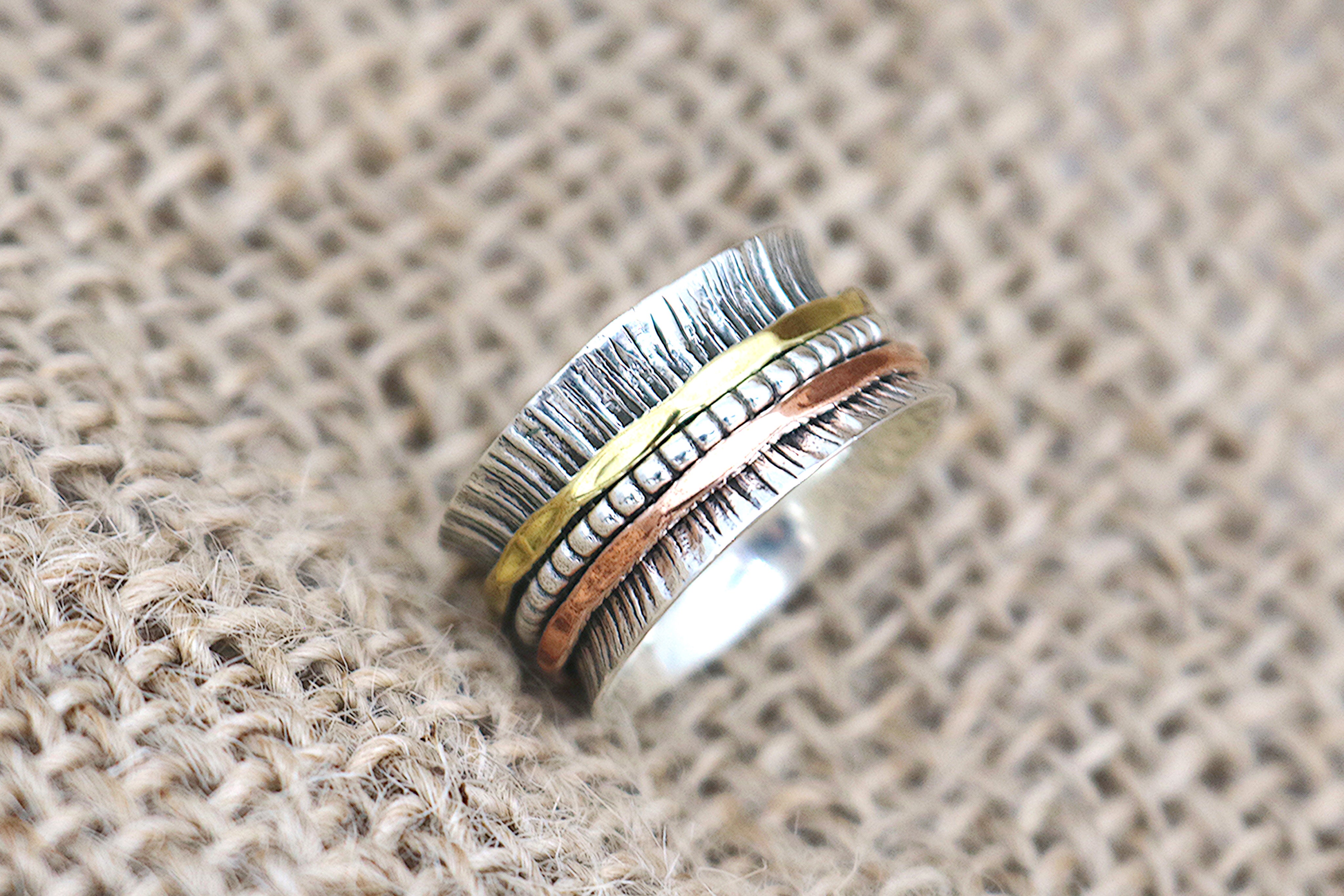Beautiful Imperfection Spinner Ring