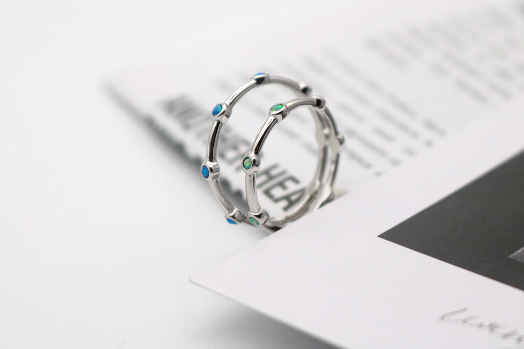 Ferris Wheel Stacking Ring Sterling Silver