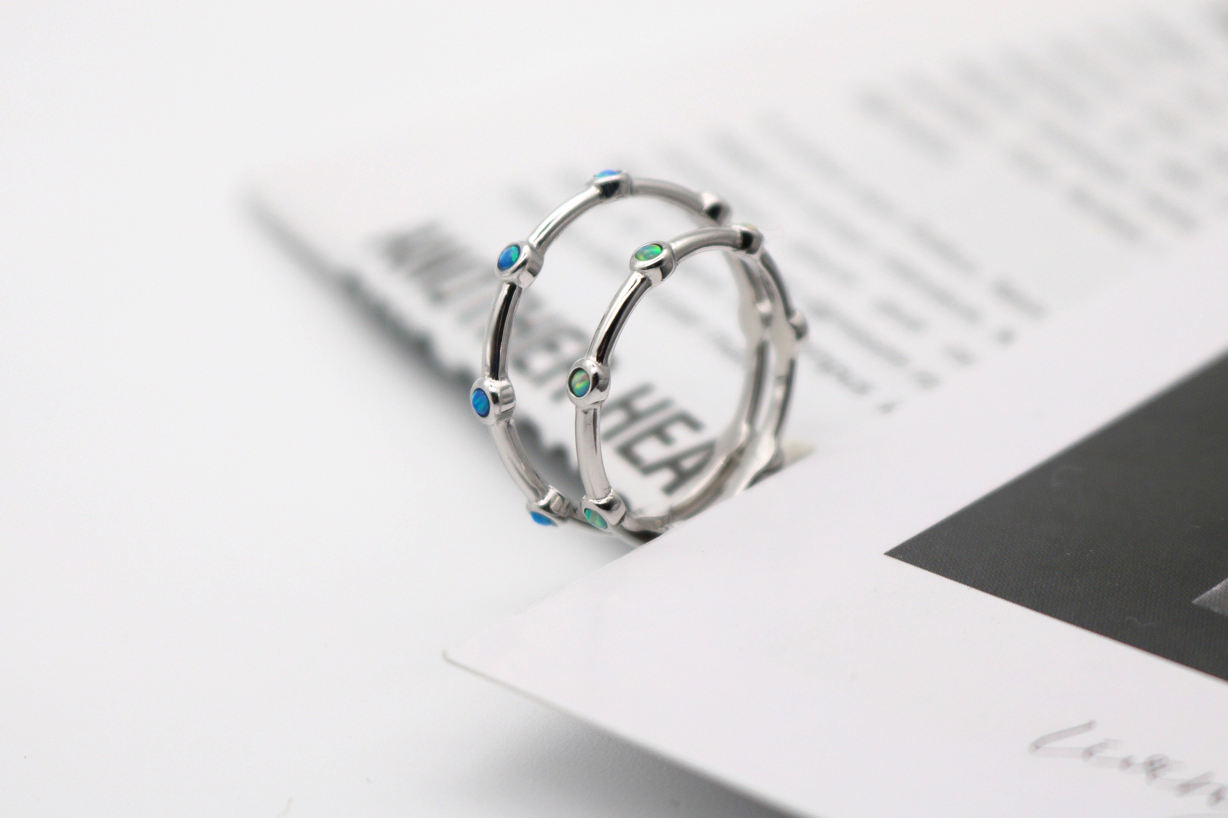 Ferris Wheel Stacking Ring Sterling Silver