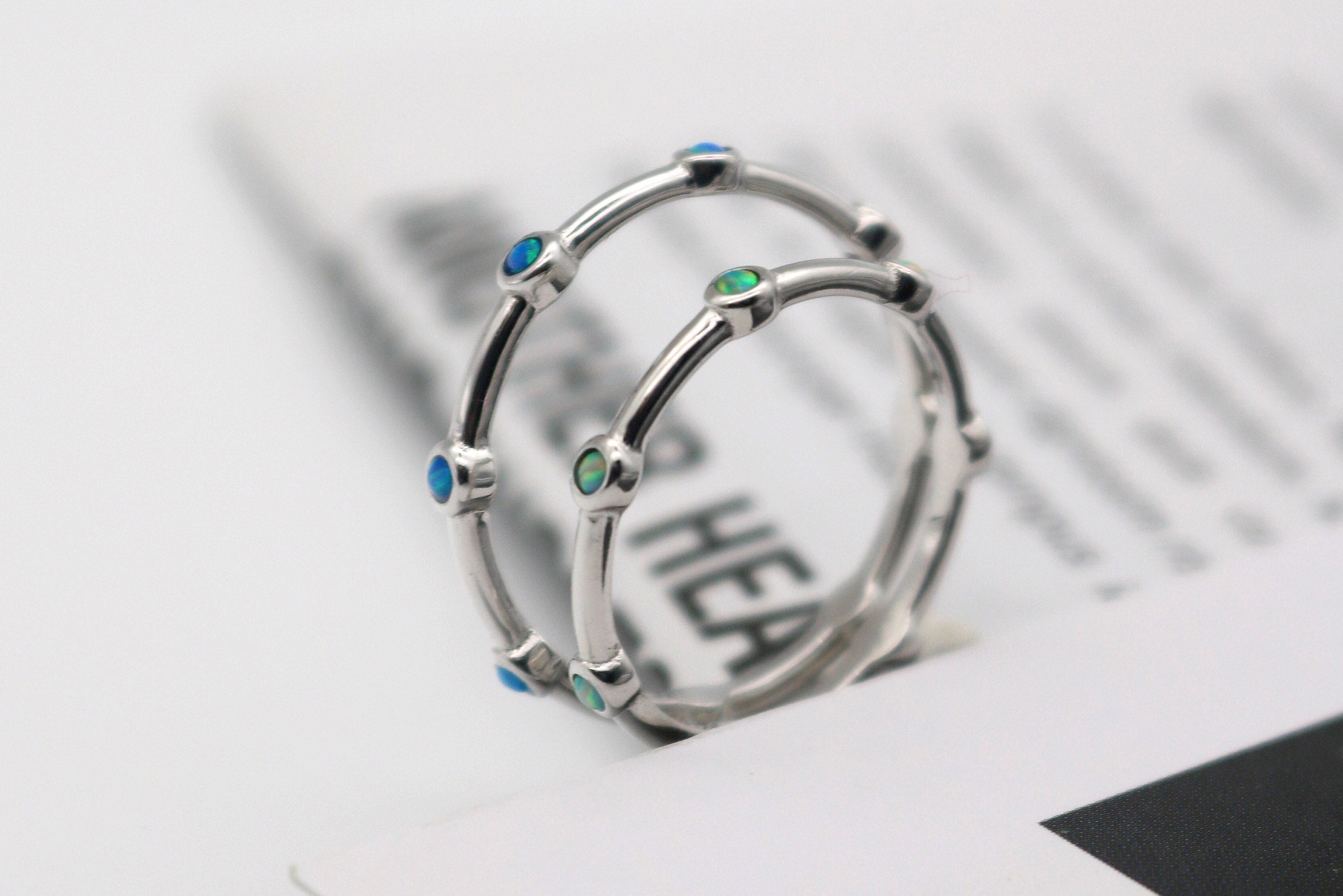 Sterling Silver Ferris Wheel Stacking Ring