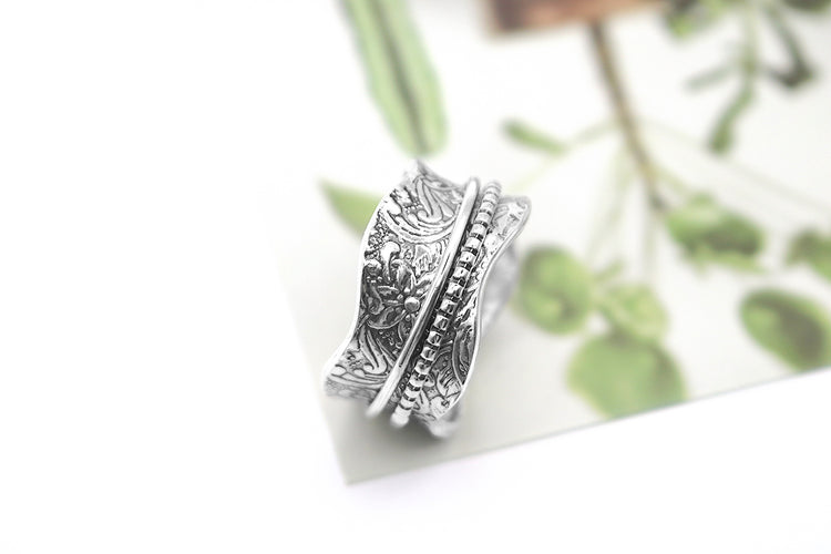 Artisan Sterling Silver Meditation Ring