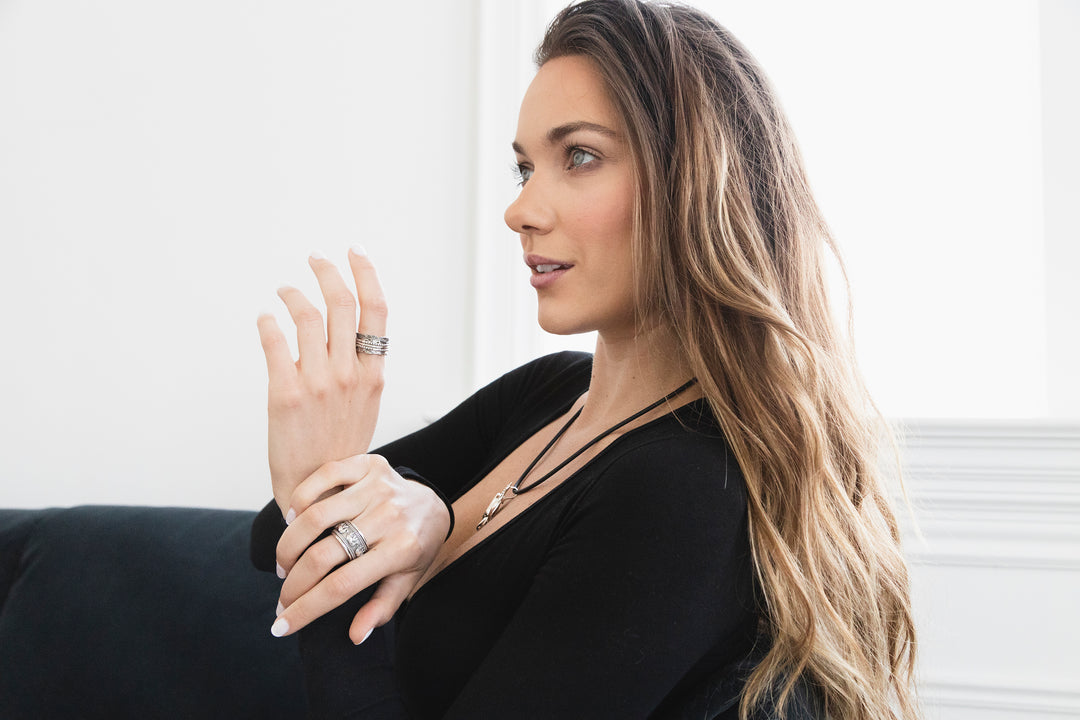 Elephant Herd Meditation Spinner Ring | Get online