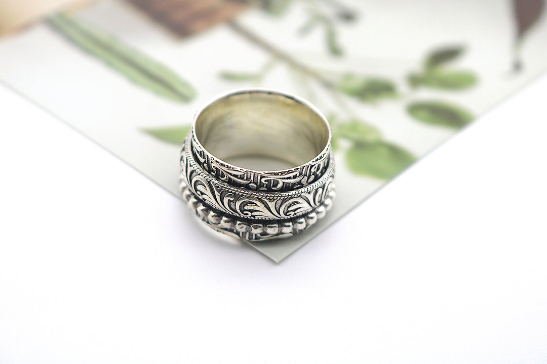 Dancer Spinner Ring Sterling Silver