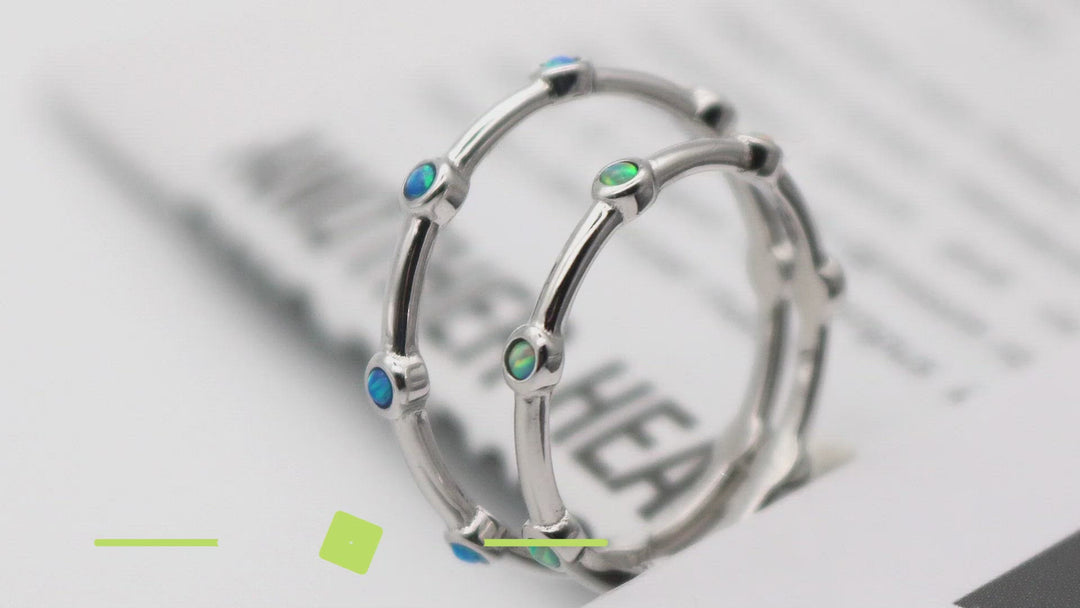 FERRIS WHEEL Sterling Silver Stacking Ring
