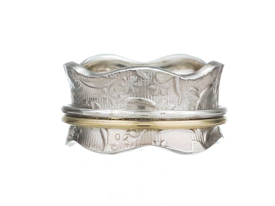 MEADOW Sterling Silver Spinner Ring