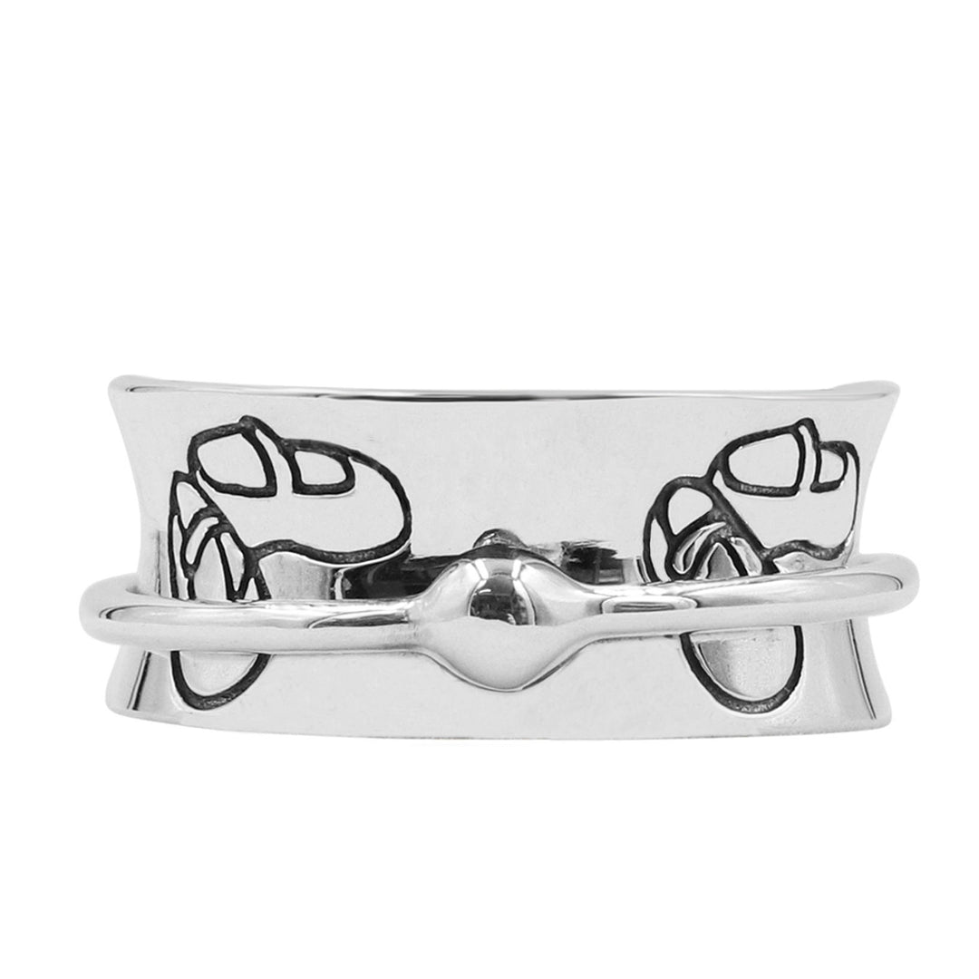 Limited Edition DAUGHTER 925 Sterling Silver Spinner Ring Honoring Motherhood