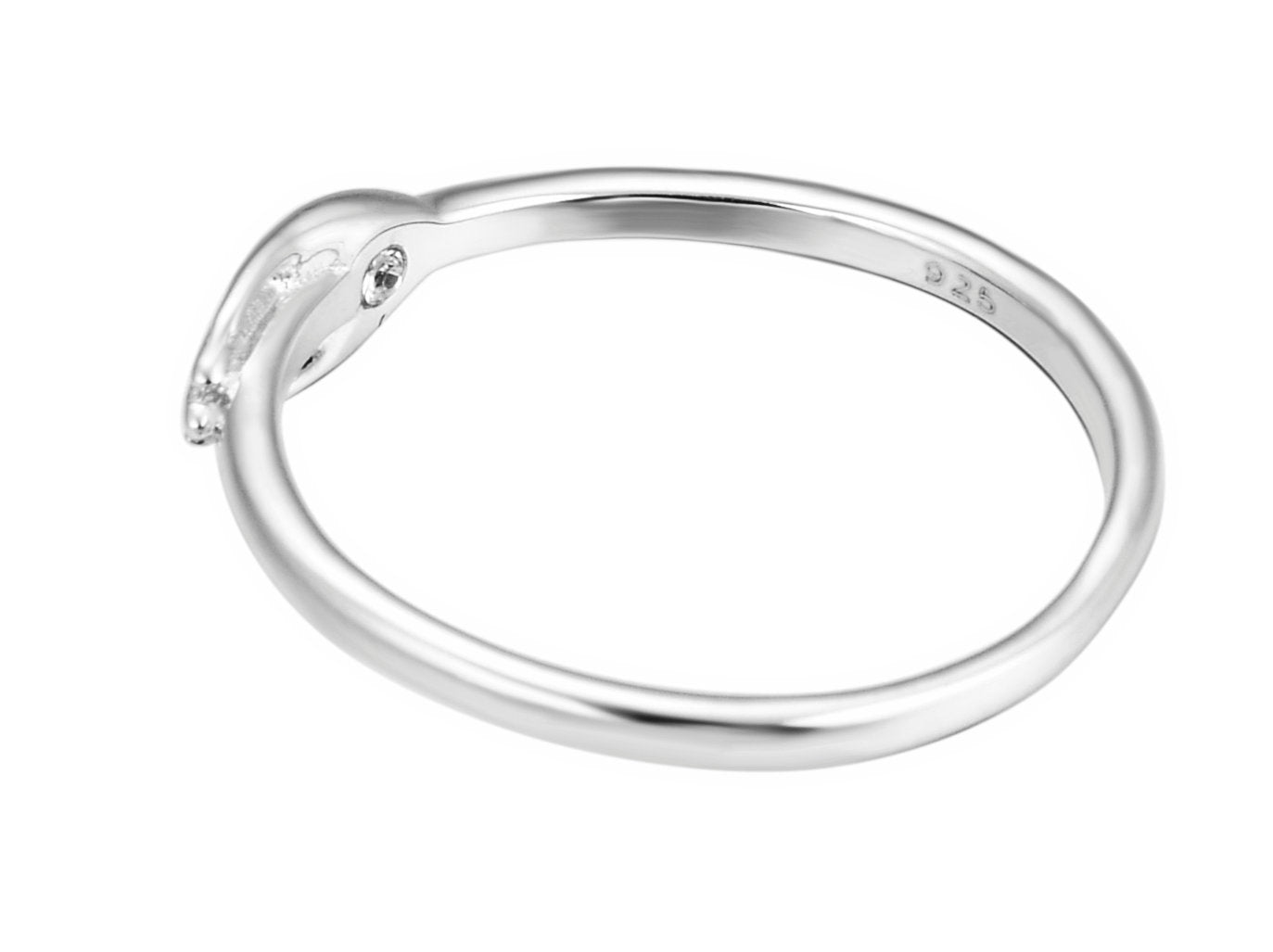 Hidden Diamond Stacking Ring