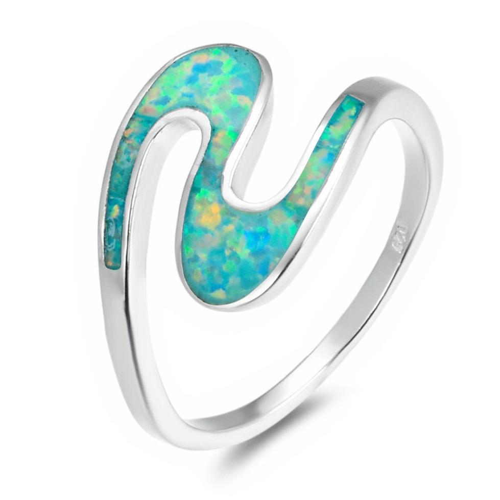 SWIRLY Sterling Silver Stacking Ring