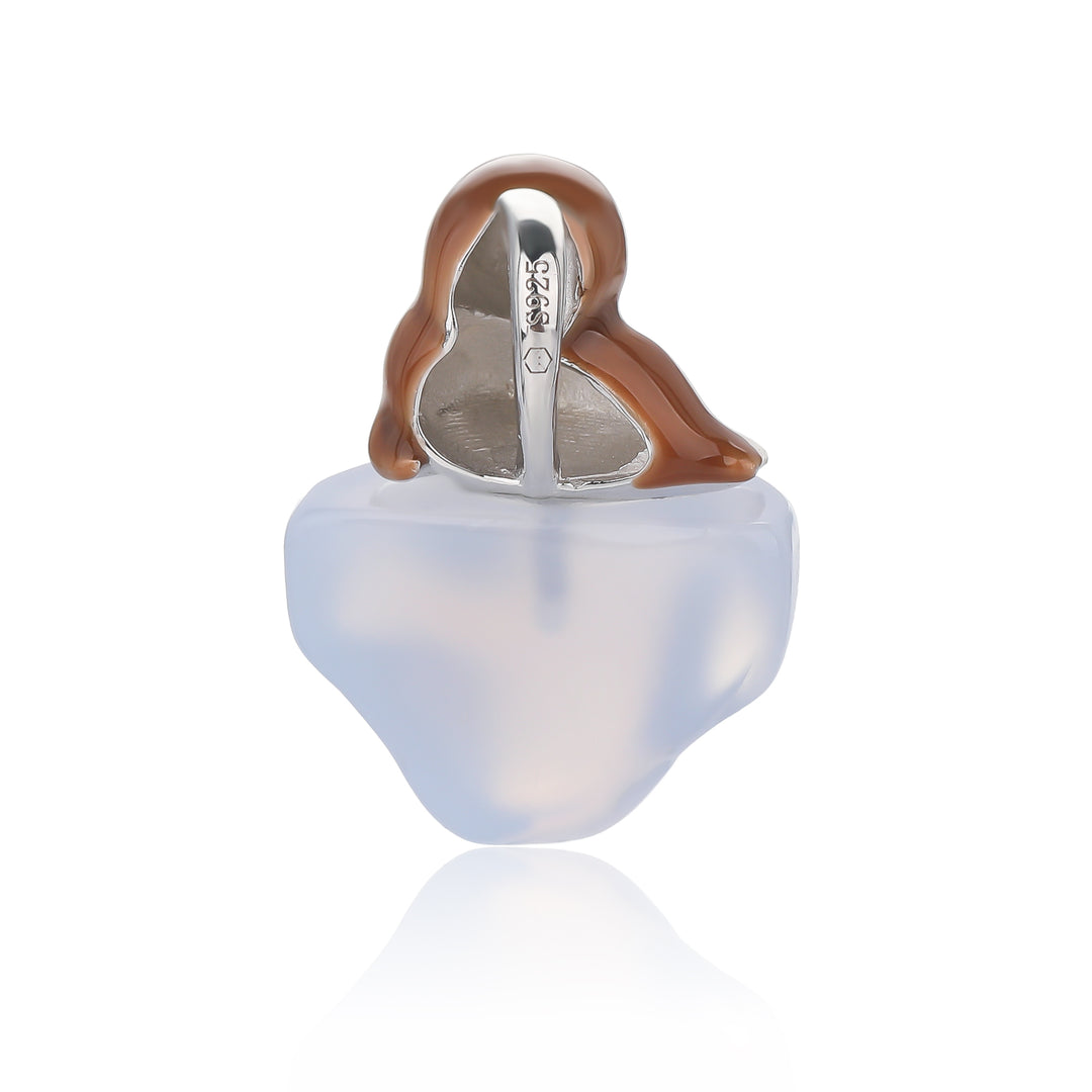 Energy Stone Sterling Silver WALRUS Pendant AAP03