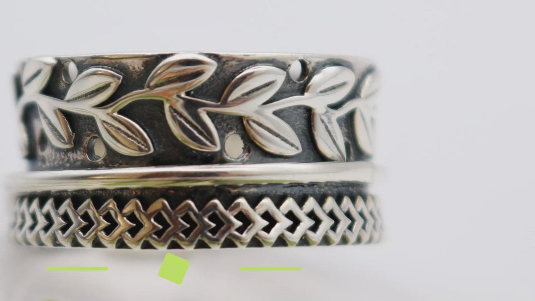 BEANSTALK 925 Silver Fidget Spinner Ring Speaks to the Child in You Dreams Ideas Magic