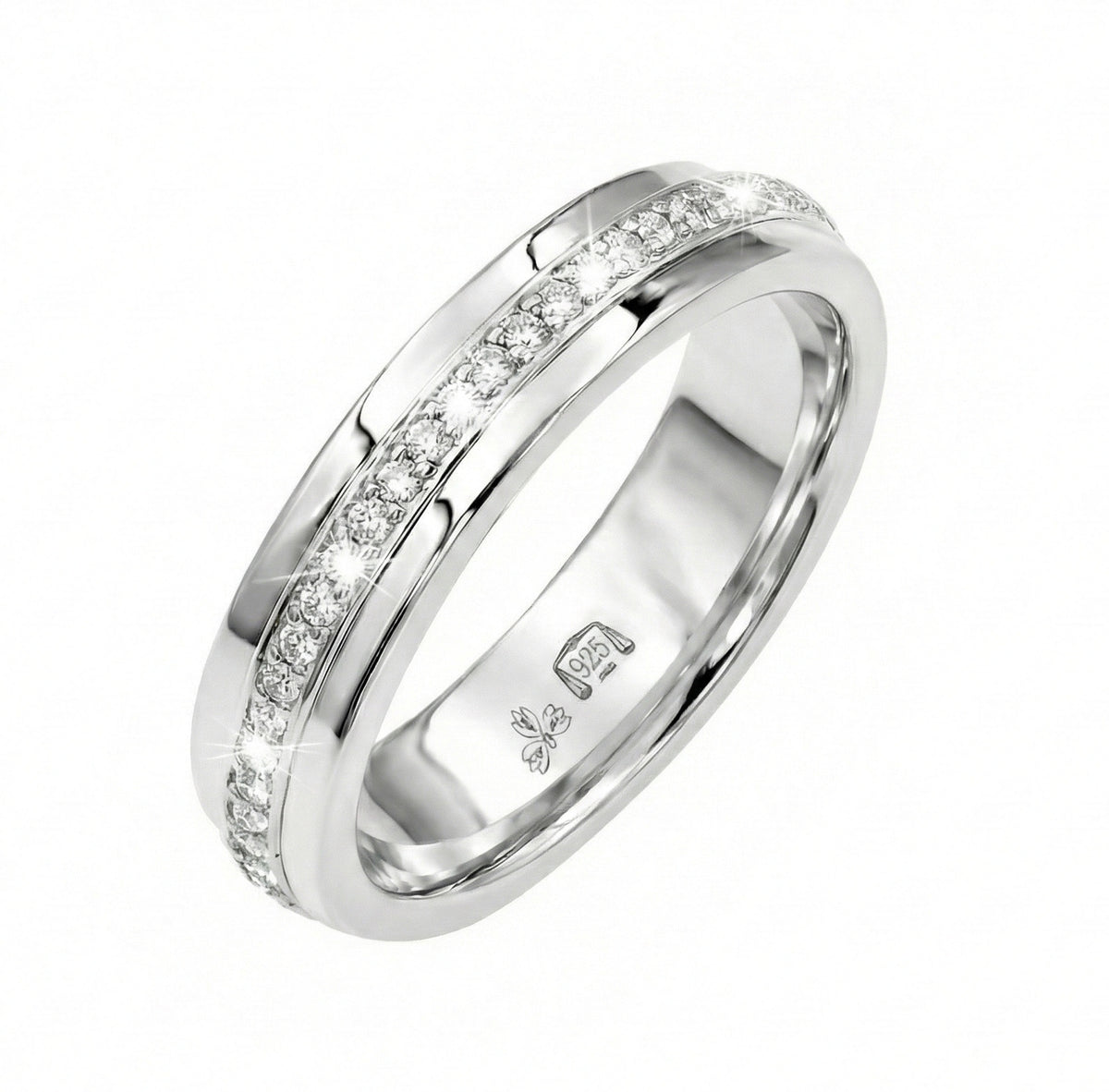 The Original sterling silver spinner ring by Energy Stone