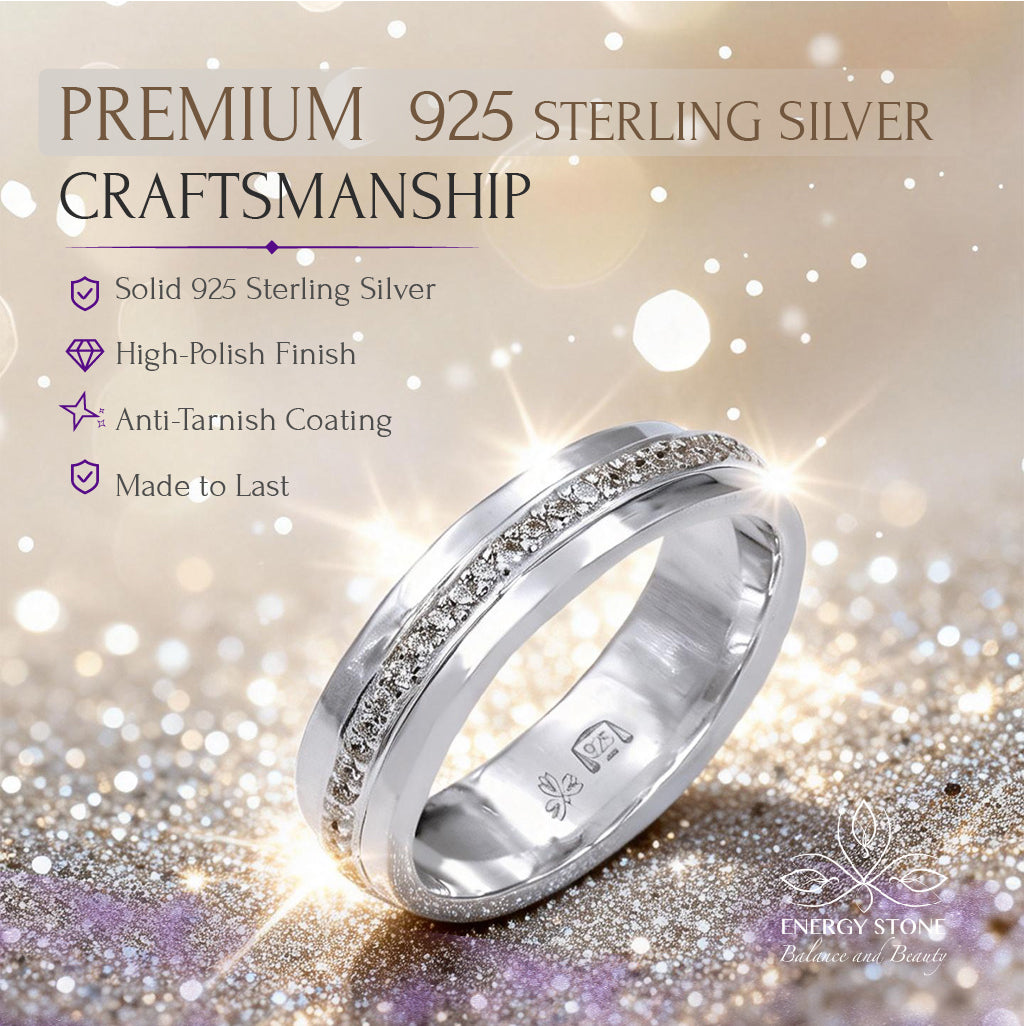 The ORIGINAL  925 Sterling Silver Fidget Spinner Ring