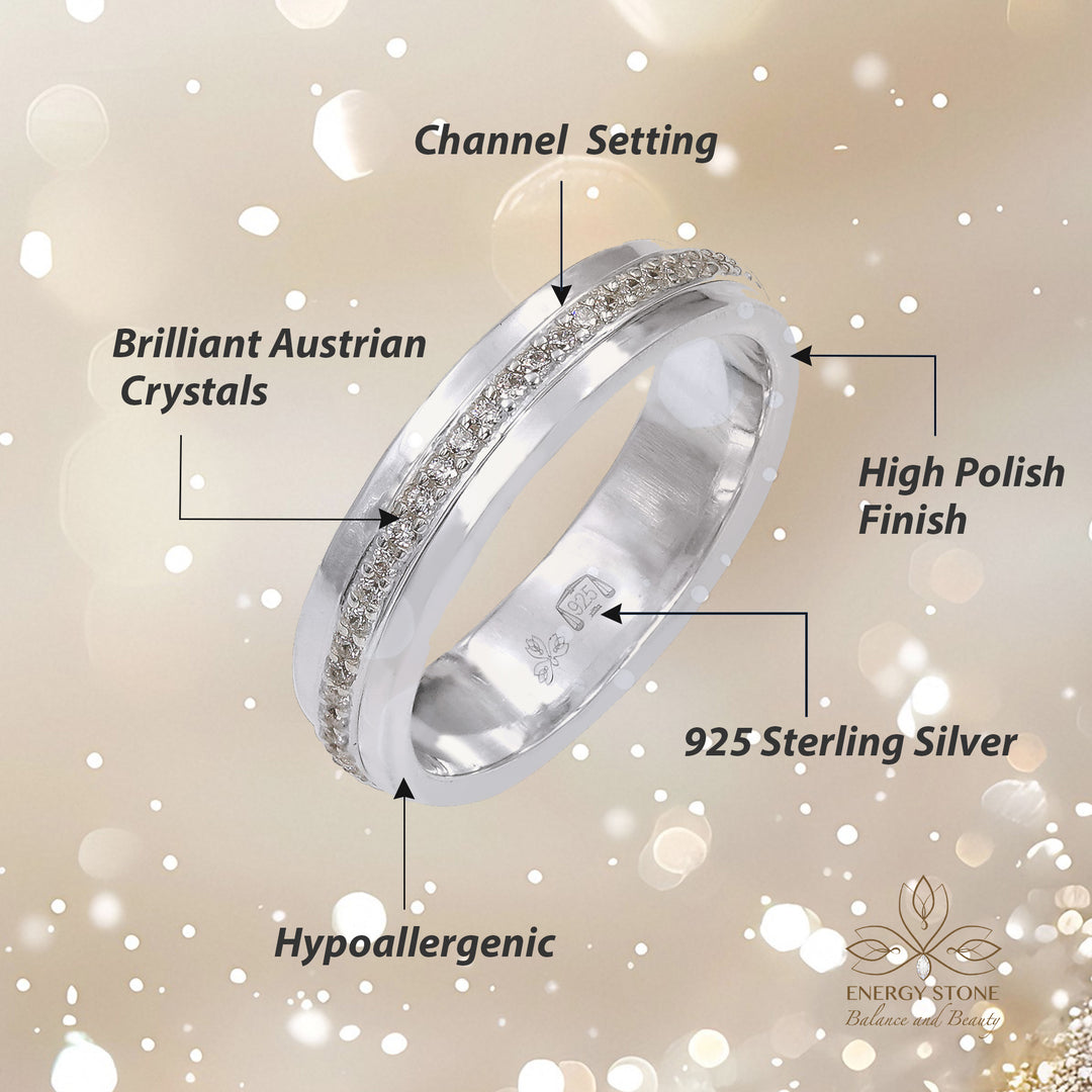 The ORIGINAL  925 Sterling Silver Fidget Spinner Ring