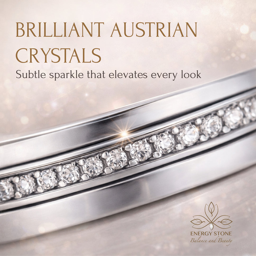 The ORIGINAL  925 Sterling Silver Fidget Spinner Ring