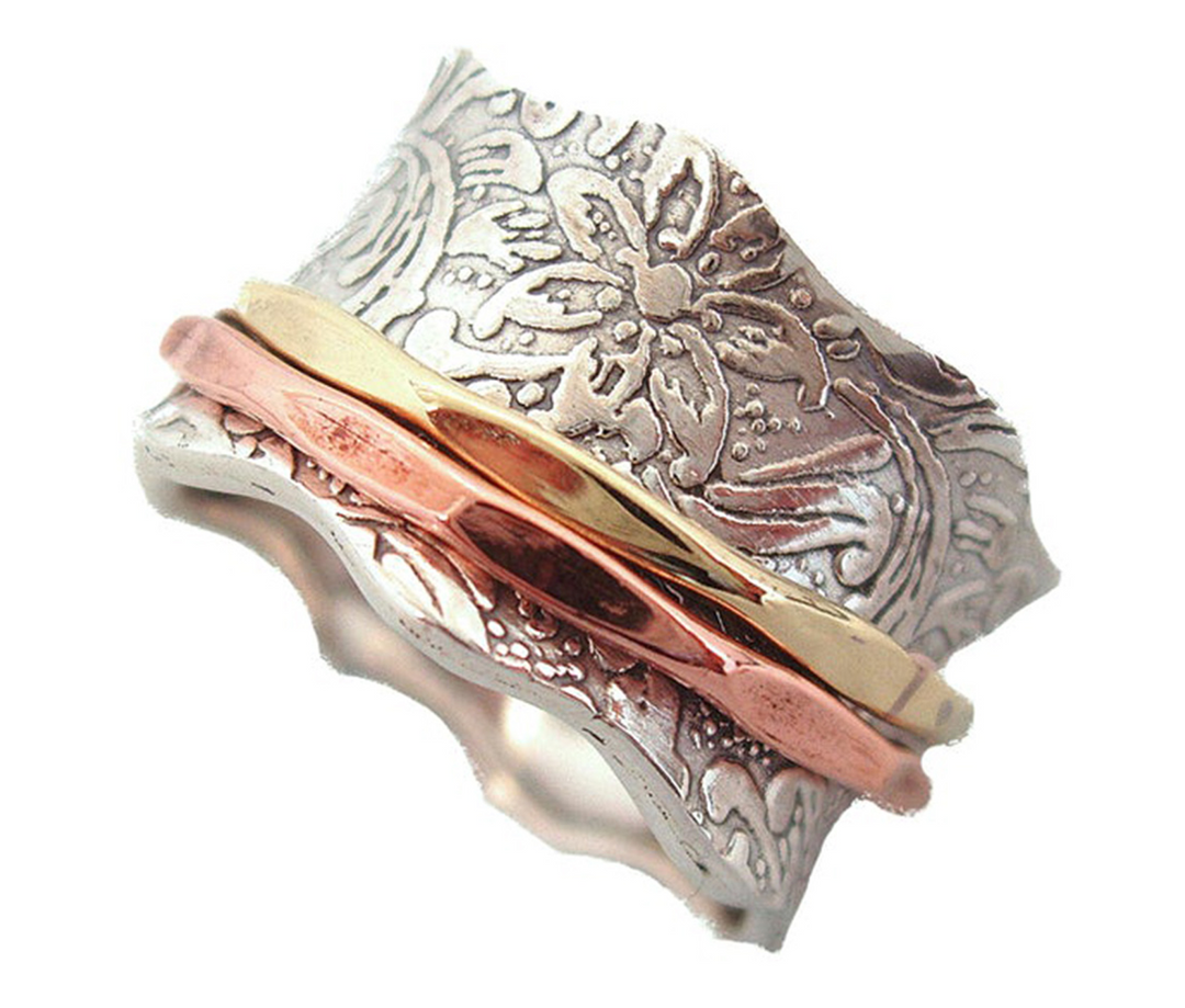 BALANCE & BEAUTY Sterling Silver Spinner Ring