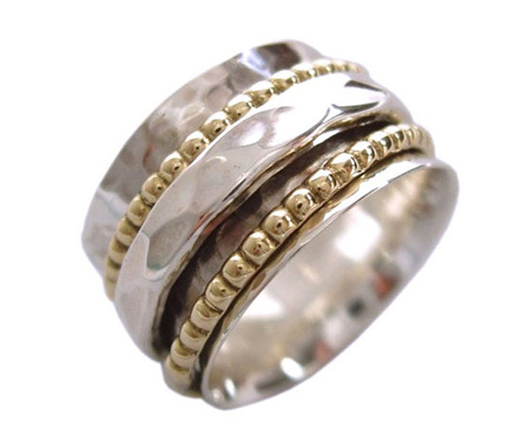 CLARITY Sterling Silver Spinner Ring