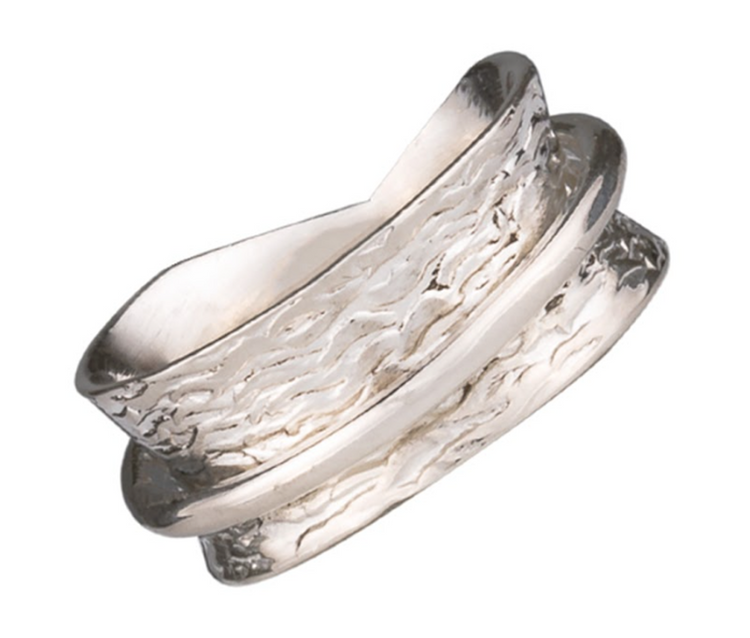 Simplicity sterling silver spinner ring, also known as a fidget ring