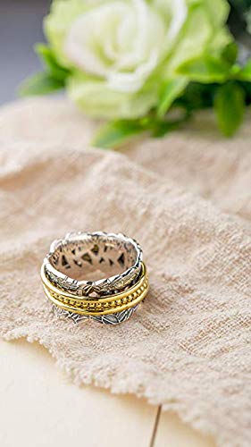 SUMMER GARDEN Sterling Silver Spinner Ring