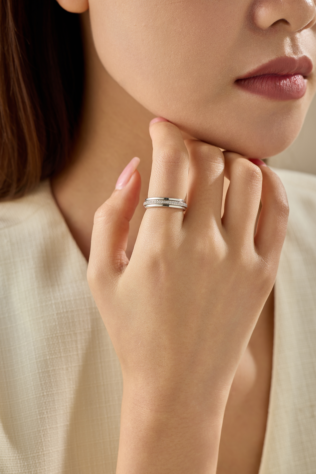 The ORIGINAL  925 Sterling Silver Fidget Spinner Ring