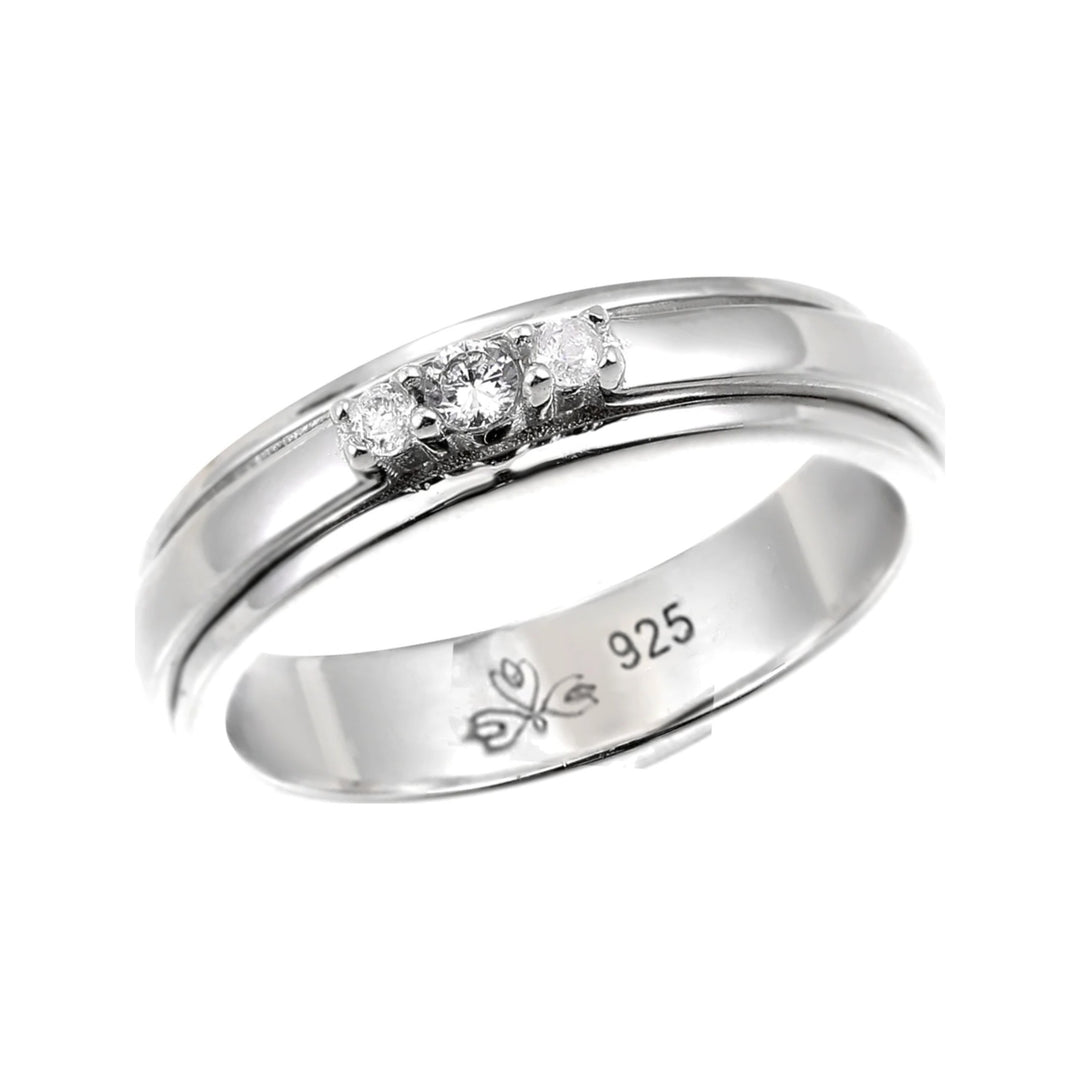 Mode sterling silver spinner ring by Energy Stone