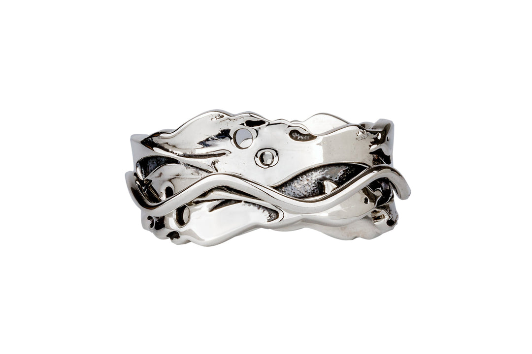 DOLPHIN DANCE Sterling Silver Spinner Ring