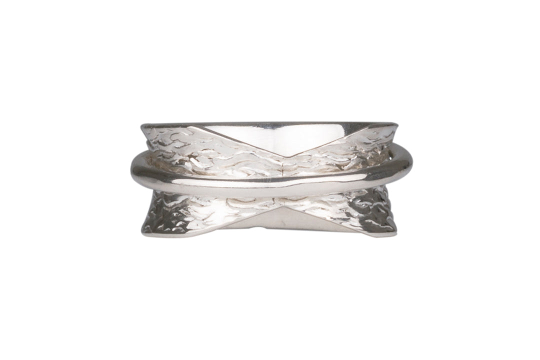 SIMPLICITY Sterling Silver Spinner Ring