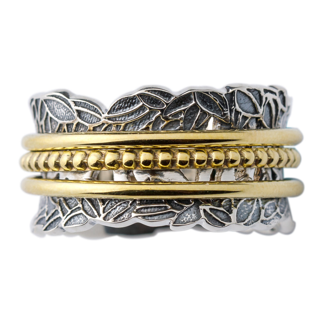 Summer Garden Meditation Spinner Ring