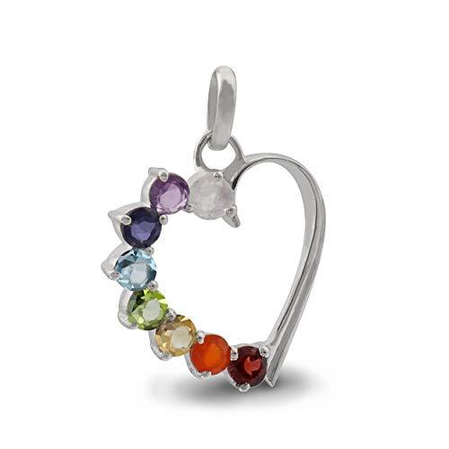 Vibrant Heart Seven Chakra Pendant